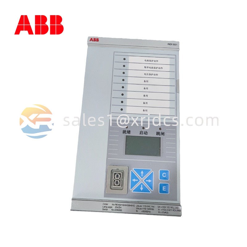 ABB REX521GHHGSH51G – Advanced Feeder Protection & Control Relay1